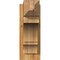 Ekena Millwork Balboa Rough Sawn Craftsman Outlooker, Western Red Cedar, 6"W x 16"D x 16"H OUT06X16X16BOA04RWR - alternate 2